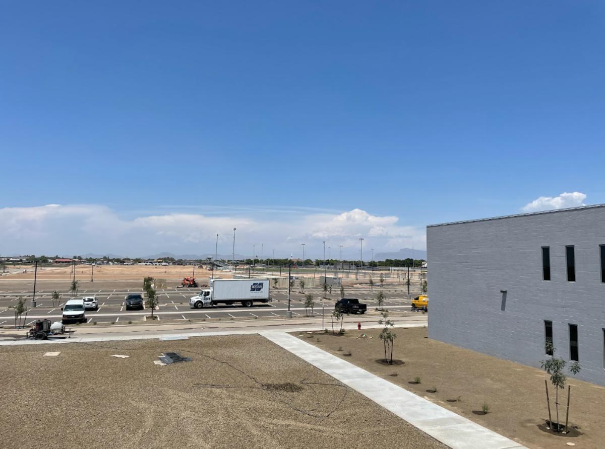 Crismon High School’s vast property provides adequate space to expand. 